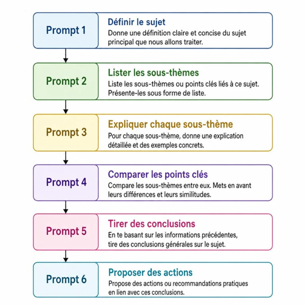 Prompt chaining : maîtriser le chaînage de prompts