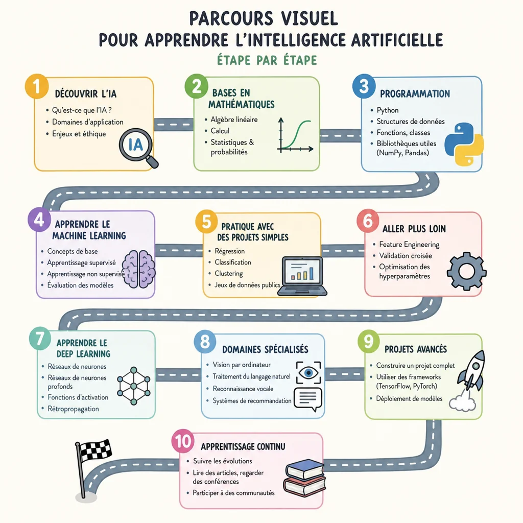Apprendre l’IA : par où commencer en 2026 ?